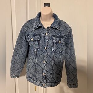 Elan Quilted Cotton Jean Jacket